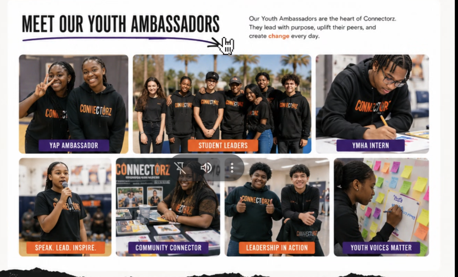 Youth voices in the program